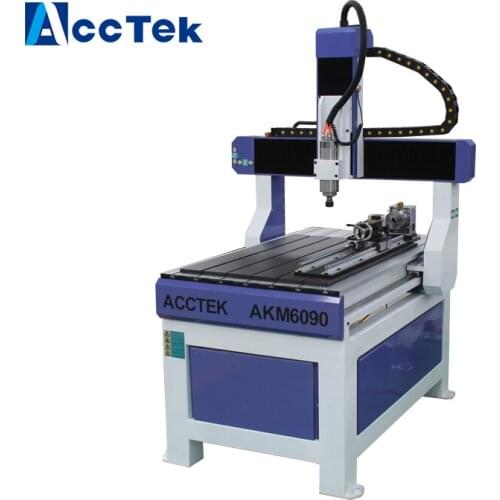 2018 hot sale model AKM6090 1.5KW 2.2KW spindle wood cnc router router cnc 4 axis with high z axis 200mm