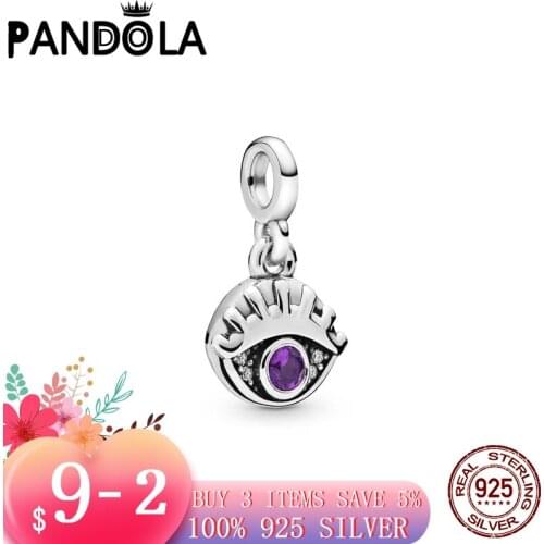 2021 new 925 Sterling Silver My Eye Dangle Charms Beads Bracelet Fit Original Pandora Bracelet DIY Jewelry For Women