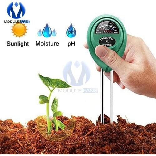 3 in 1 Soil Water Moisture Light PH Meter Tester Digital Analyzer Test Detector For Garden Plant Flower Hydroponic Garden Tool