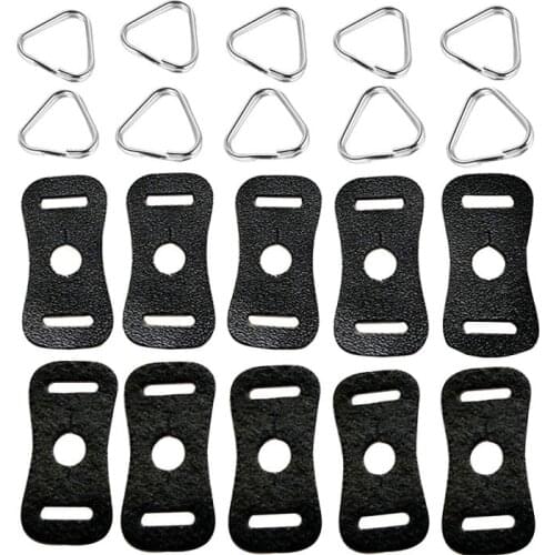 50-100pcs Leather Protector Cover Camera Strap Triangle Split Ring Hook for Fujifilm Canon Nikon Sony Olympus Pentax DSLR Camera