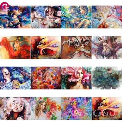 5d Diy Diamond Embroider Art Abstraction Woman Diamond Painting Full Round/Square Drill Cross Stitch Mosaic Home Decor Crafts