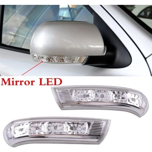 CAPQX For HYUNDAI Santa Fe Santafe 2010-2012 Veracruz IX55 2007-2012 Side Rearview Mirror LED Turn Signal Light Blinker Lamp