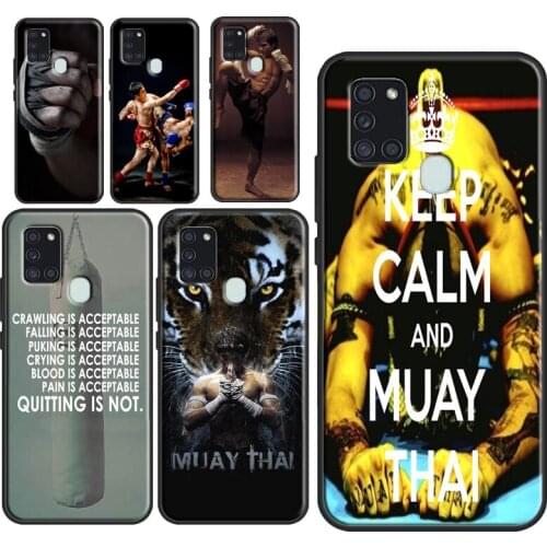 Kickboxing Fight Muay Thai Case For Samsung Galaxy A50 A70 A51 A71 A01 A11 A21S A31 A20e A30S A10 A40 M21 M31 A7 2018