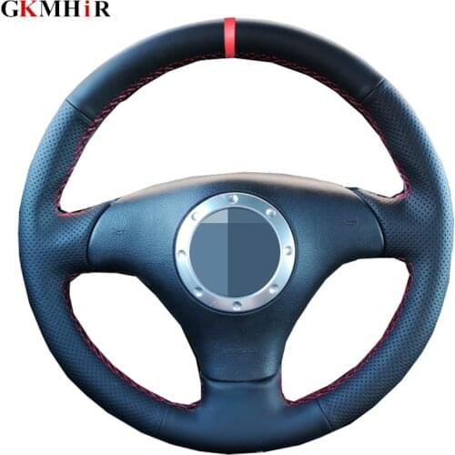 Artificial Leather Car Steering Wheel Cover for Audi A3 2000-2003 A4 2003 2004 2005 RS 6 2003 S4 2004 2005 2006 TT 1999-2006