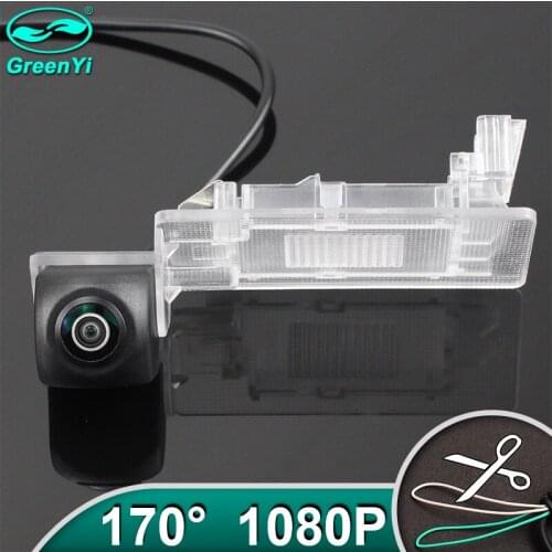 GreenYi HD AHD 1080P 170 Degree Fisheye Lens Vehicle Rear View Camera For VW Passat Polo Jetta Vento Skoda Octavia Car