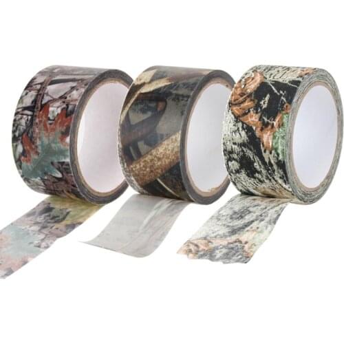 10m Waterproof Dead Leaves Camo Cloth tape Gun Hunting Outdoor Camping Camouflage Stealth Tape Wrap for Hunting Gun Accessories