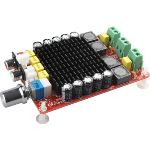 KYYSLB 2*100W DC14-34V TDA7498 High Power Home Audio Digital Power Amplifier Board Class D XH-M510 Car Power Amplifier Board