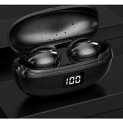 LB-20 Bluetooth 5.0 Wireless Waterproof Smart-Touch Half In-ear Stereo Earphones Stereo Earphones