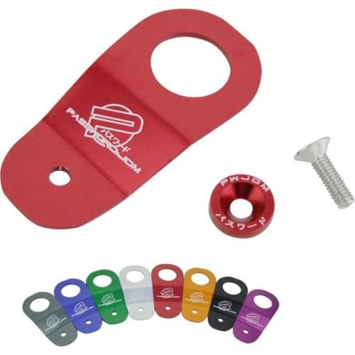 JDM Aluminum Radiator Stay Mount Kit Modification Universal Water Tank Buckle Mounting Bracket For Honda Civic EK AP DC 96- 00