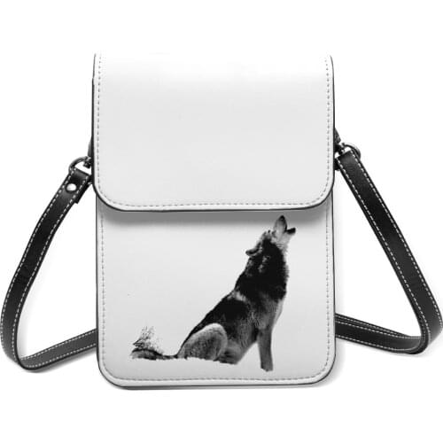 Forest Shoulder Bag Business Woman Mobile Phone Bag Gifts Aesthetic Leather Bags