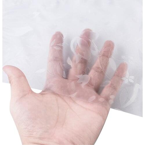 45x100cm Window Film Colorful Tulips No Glue Static Removable Glass Window Films For Bedroom Kitchen Office Decoration Stickers