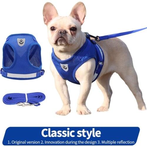 Household supplies pet supplies dog supplies pet dog traction rope dog rope pet vest collar chest strap puppy walking chain cool