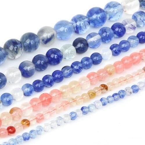 Earrings DIY Jewelry Materials Stone Crystal Ball Beads Hand Chain Necklace Semi-finished Bead Bead Accessories