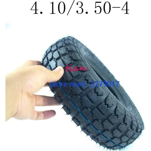 Hot Sale Good Quality 4.10/3.50-4 Tire Scooter Tyre Mini ATV Wheel Tyre 3.50-4 Inner Tube Fit for Wanda Wheel Tires Trolley