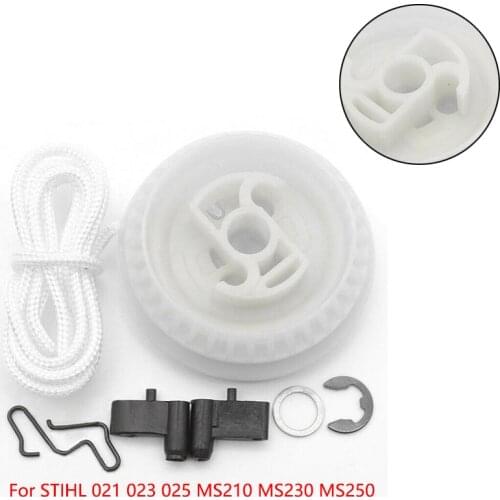 Replacement Recoil Starter Pulley Pawl Rope Kit For Stihl 021 023 025 MS210 MS230 MS250 Chainsaw Meower Repair Accessories