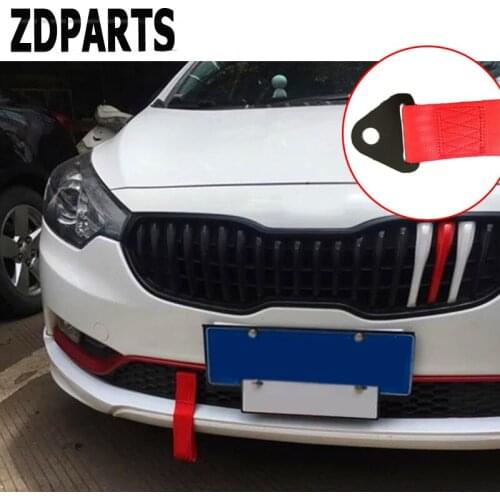 ZDPARTS 7Color Auto Car Trailer Rope Belt Hook Strap Nylon Tow For Audi A3 A4 B7 B8 B6 A6 C6 C5 Q5 Nissan Qashqai Juke X-trail