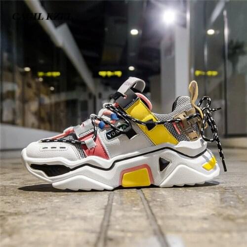 CAGILKZEL Flat Platform Sneakers Women Shoes Thick Bottom Height Increasing White Casual Chunky Shoes Autumn Ladies Shoes