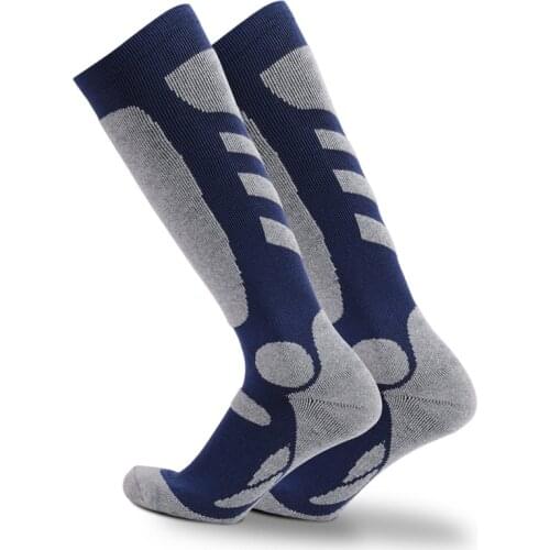 Winter Thermal Ski Socks Thick Cotton Sports Snowboard Cycling Skiing Soccer Socks Men Women Absorption Knee High Elastic Socks