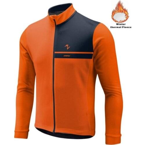 Morvelo Winter Thermal Fleece Cycling Jersey long sleeve Ropa ciclismo hombre Bicycle Wear Bike Clothing maillot Ciclismo