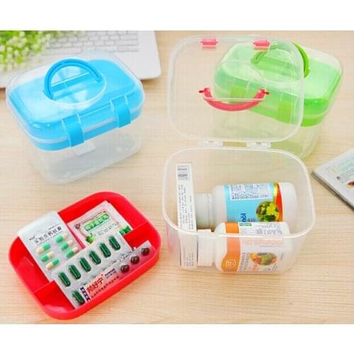 1PC Home health care creative medical kits with large trumpet family first aid kit storage box OK 0038