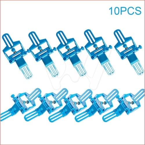 10 X Dental Blue Lab Disposable Articulator Tooth Plastic Denture Articulators
