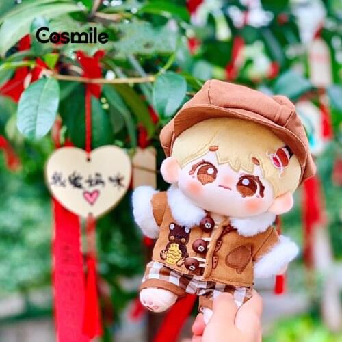 Cosmile Original Hand-Made Bear Three-Piece Winter Clothes For 15cm 20cm Doll Clothing Outfits Suit Cute Toys Cosplay C