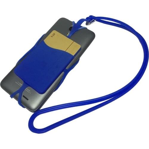 For Vernee X1 Case Universal Mobile Phone Elastic Silicone Cover With Lanyard Card Holder Case For Vernee Thor E Plus PHone Bag