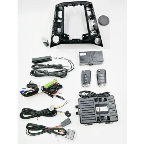 For Volkswagen Lavida Plus 2019 Car add push button Start stop Remote key start stop keyless go system Plug and play type