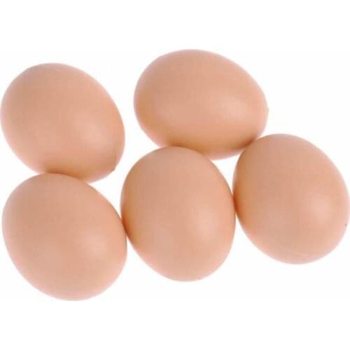 5Pcs/lot Artificial Egg Happy Easter Decoration Egg For Home Party DIY Painting Craft Kids Toys Gift Favor Easter Party Supplies