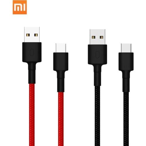 Xiaomi USB-C Data Cable TPE Fabric Braided Type-C Cable Fast Charge Stable Data Transmission Charging Cable for Samsung Huawei