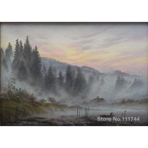 Morning Caspar David Friedrich paintings for sale Landscape art Handmade High quality