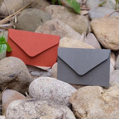 40pcs/set Vintage Simplicity colored Pearl blank mini paper envelopes wedding invitation envelope /gilt envelope/9 color