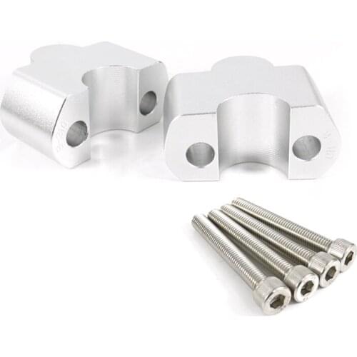 Up 30mm Handlebar Risers Mount Clamp Adapter For BMW G310R G310GS G 310R 310GS 2017 2018 2019 Motorcycle Aluminum Silver