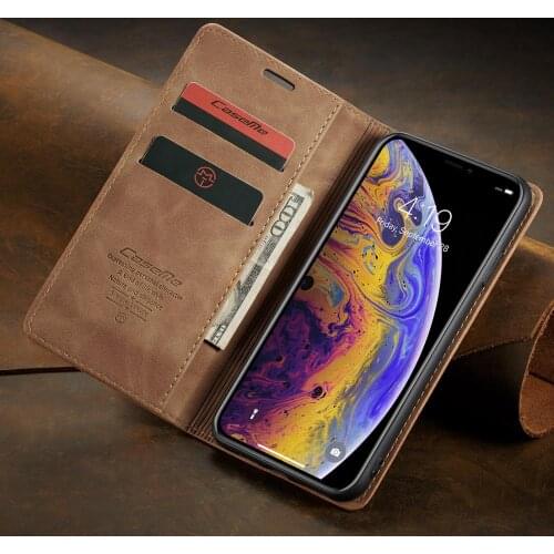 Retro Magnetic Wallet Leather Case For iPhone 12 11 Pro Max Luxury Flip Protective Cover For iPhone X XR XS Max 7 8 6 6s Plus SE