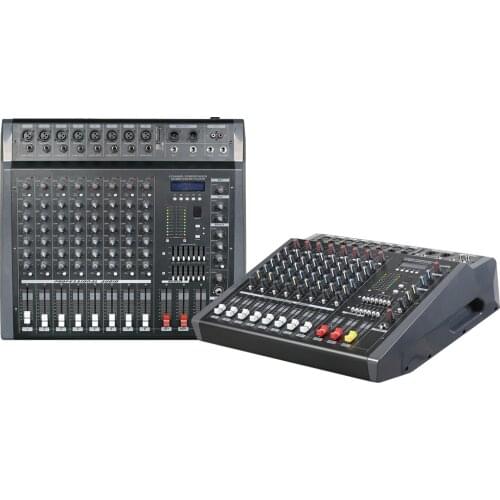 Mixing console recorder 48 V phantom power monitor AUX effect path 6-16 channel audio mixer USB comes with power amplifier MPX