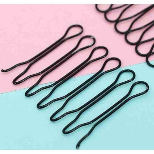 2021 New Women 1Pcs Hair Accessories Invisible Hair Fork Inserted Side Bangs Clip U Type Hair Pins Hairgrip Braiding Maker Tool