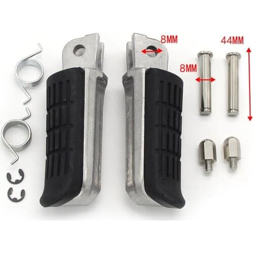 Motorcycle Footrests Foot pegs Front For Honda VFR800 Interceptor CBR600F CB600F CBR1000F CB600S CB400 CB400SF CBR900 CBR900RR