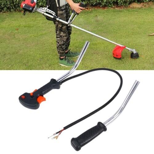 Garden Supplies 40cm Tube Handle Strimmer Brushcutter Trimmer Control Tube Handle Switch + Throttle Trigger Cable