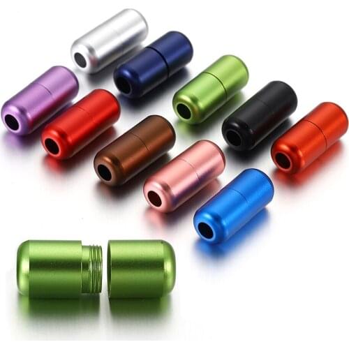 Capsule Buckle Lock Screw Clasp for Men Women Kids Sneaker Lace Shoelace Buckle Bracelet Jewelry Making DIY Crafts Accessories