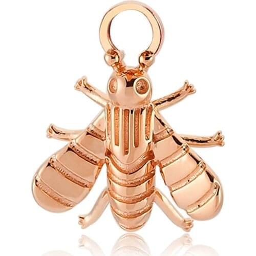 Valori Jewels Pure Bee, Rose Gold Plated, Sterling Silver Earring Charm
