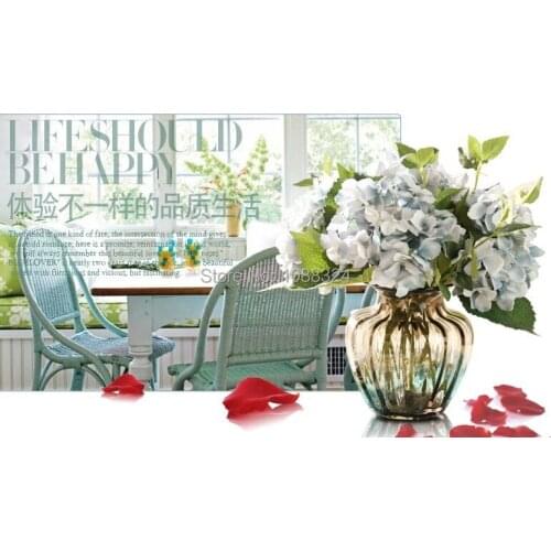 Silk Hydrangea,Craft fabric hydrangea, Home Decor , Wedding Party , Event Display artificial hydrangea, product code 0449