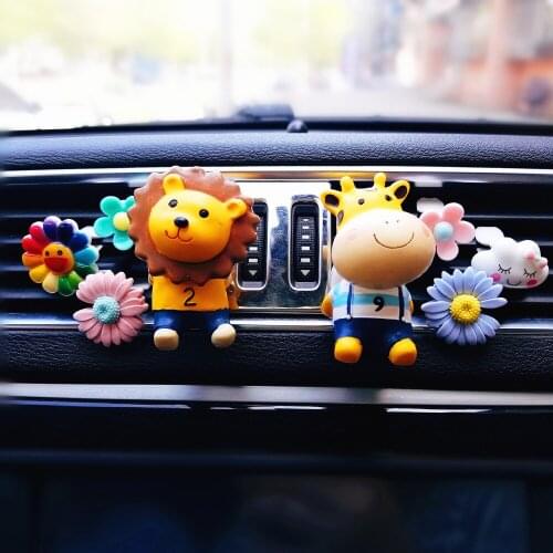 Cute creative car perfume clip car gadget car air freshener air conditioning air outlet decoration car interior accessories