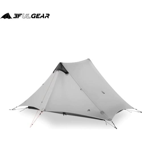 3F UL GEAR LanShan 2 2 Person Outdoor Ultralight Camping Tent 3-Season Professional 15D Silicone Rodless-Tent 4-Season