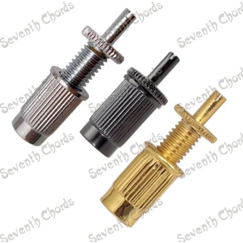 2 Pcs Tune-O-Matic Bridge Studs & Anchors For Electric Guitar Chrome Black Gold for choose / Mount Diameter 4MM