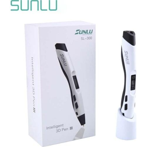 3D Printing Pen SL-300 new DIY gift free ship with UK EU US Plug 8 Digital Speed Control for Drawing and DIY