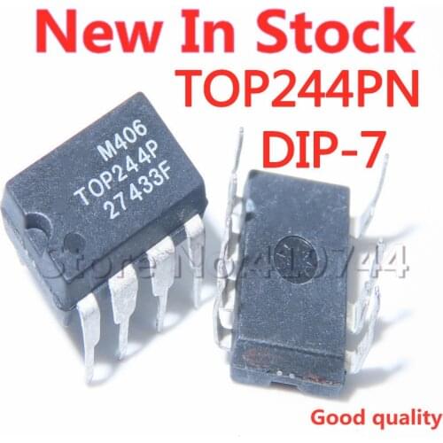 5PCS/LOT TOP244PN TOP244 TOP244P DIP-7 LCD power management chip In Stock New Original