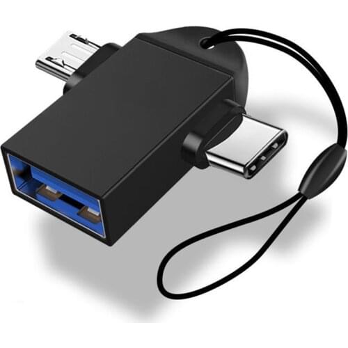 FONKEN Otg Type C Adapter 2 In 1 Otg Micro Usb Converter Usb C 3.0 Flash Disk Mouse Connector For Smartphone Android Usb Plug