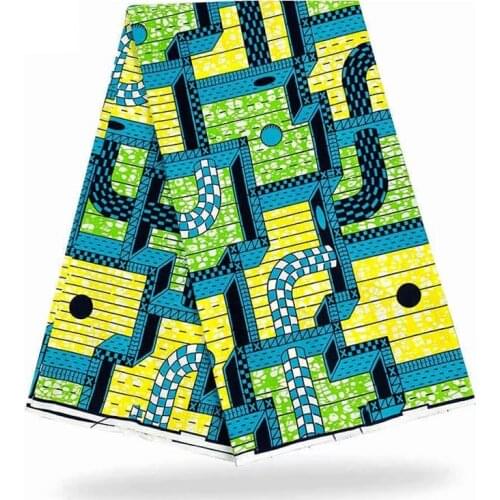 African Printed Fabrics By The Meter 100%Cotton Breathable Best Quality Veritable Wax Ankara Dress Material For Sewing SP 888