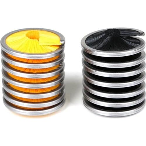 Black Portable Stainless Steel Nylon Applicable Rope 8-13mm Caving Ropes Cleaning Washing Brush For Outdoor Climbing Essentials