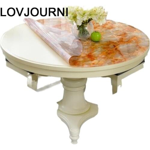 Obrus Pokojowy Tovaglie Tafel Kleed Round Para Redonda Mantel Redondo Toalha De Mesa Manteles PVC Cover Nappe Table Cloth